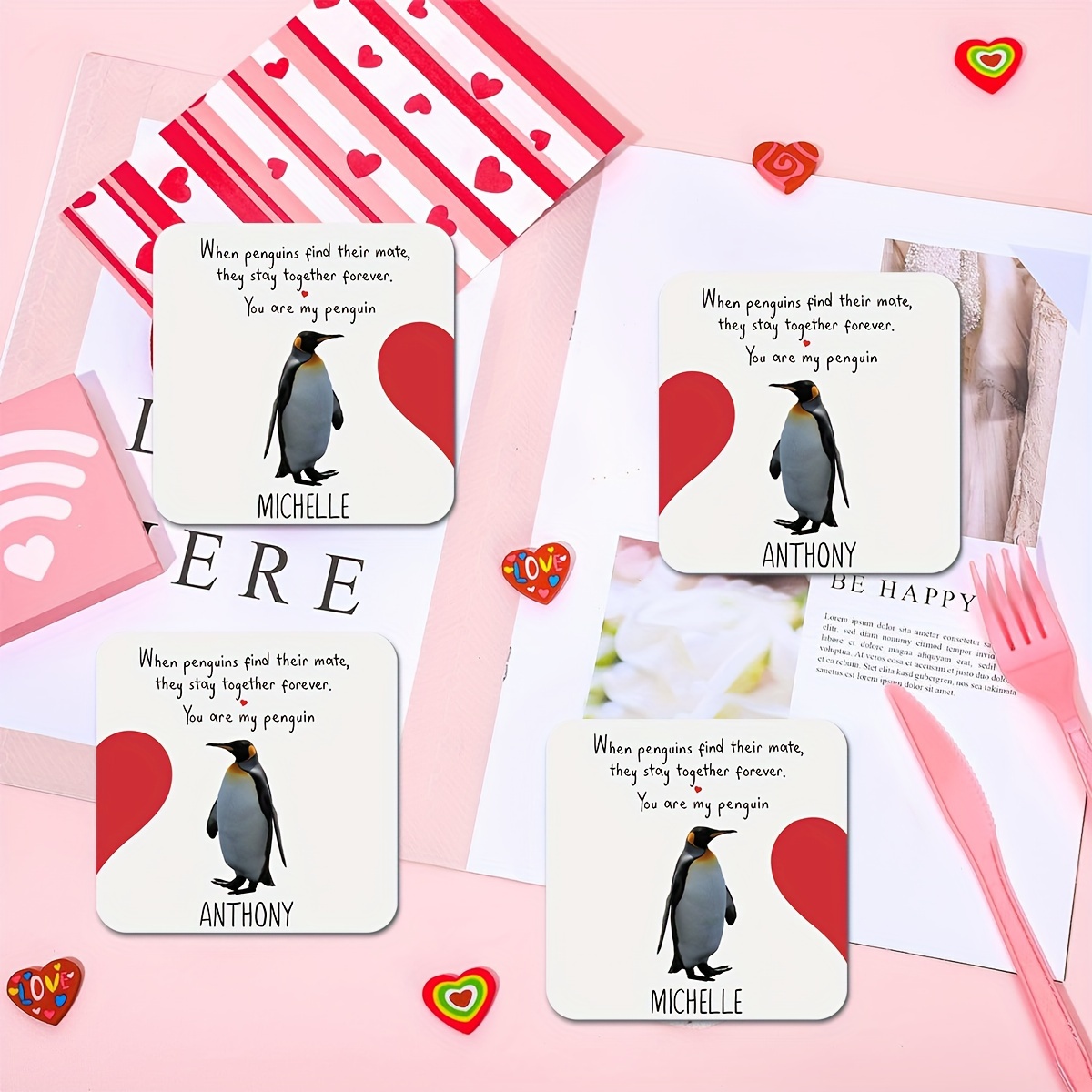 Valentine's Day Gifts For Boyfriend Cute Couple Penguin - Temu