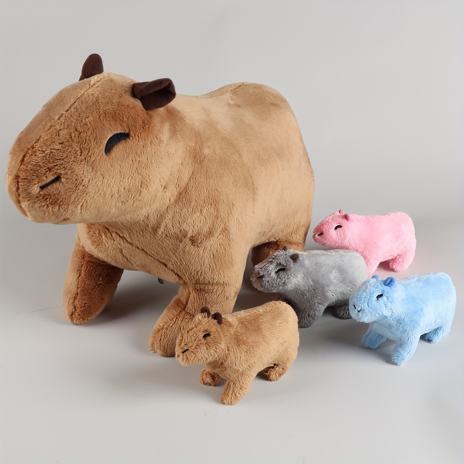 Kaufe Reallilfe Capybara Stofftier-Schlüsselanhänger, braun, Capybara-Plüsch-Schlüsselanhänger,  Taschenzubehör