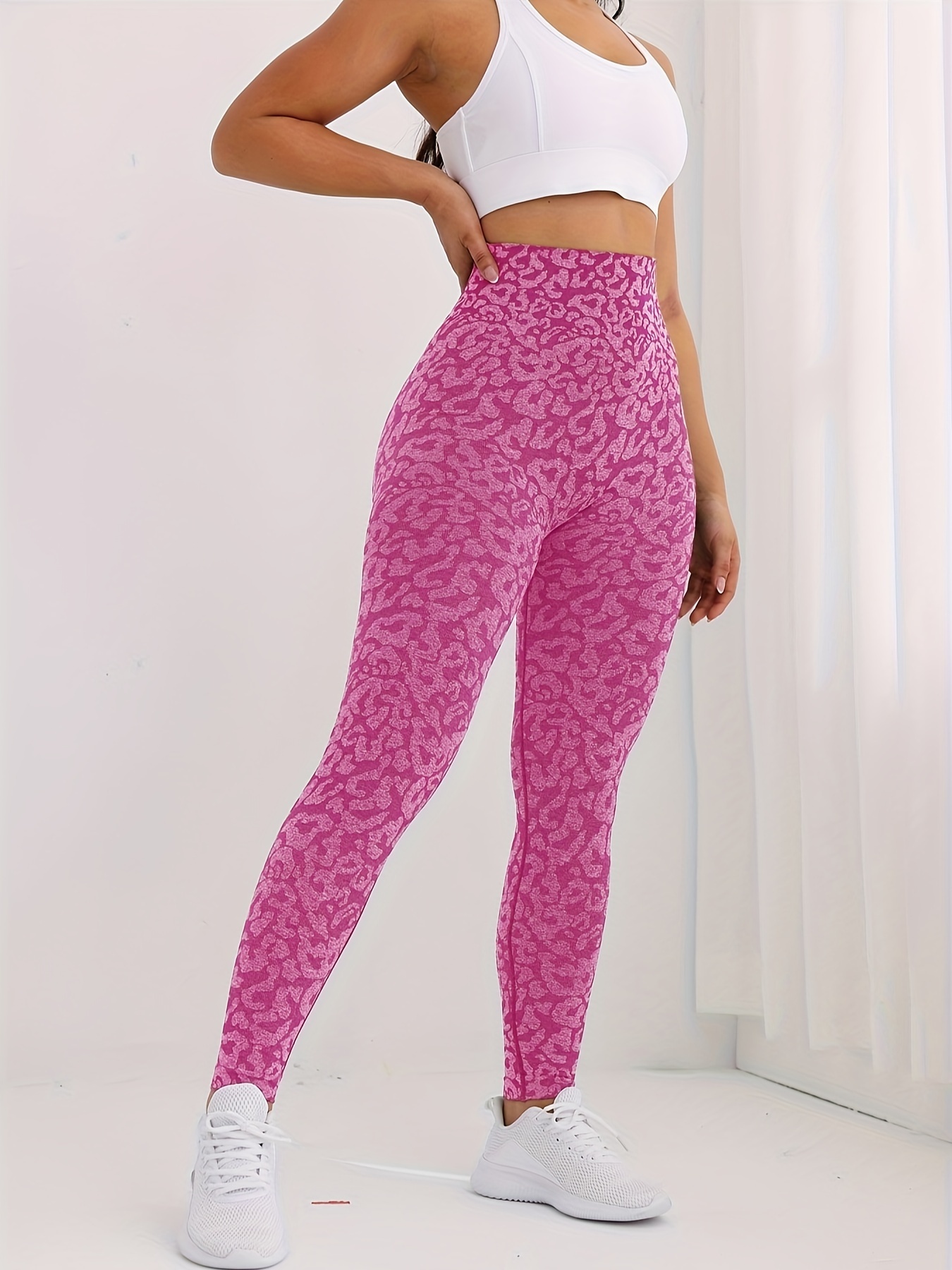 ATHLETA Womens Pink Black Be Free Spliced Knicker Capri Leggings Small Tall  Cute