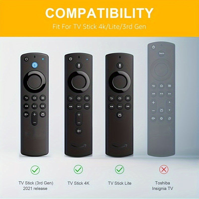 Firestick - Funda para mando a distancia (brilla en la oscuridad),  compatible con Fire TV Stick 4K Alexa Voice Control (verde y azul cielo) :  : Electrónica