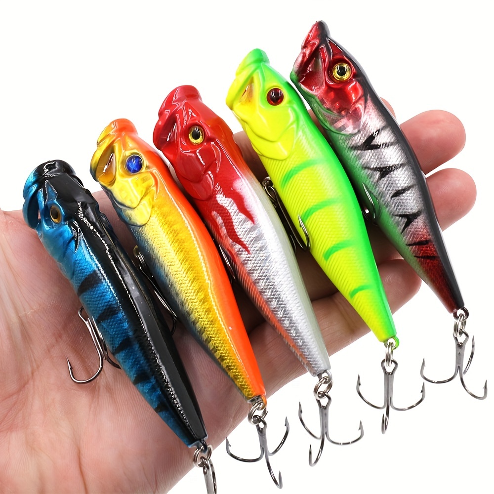 5-Piece Set: Catch Big Mouth Bass with These Top-Rated Water Fishing Lures!