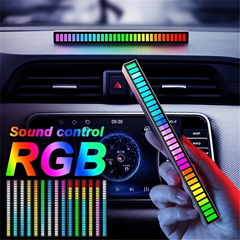 Auto 3D bunte Musik Atmosphäre Licht RGB Sound Control Rhythmus