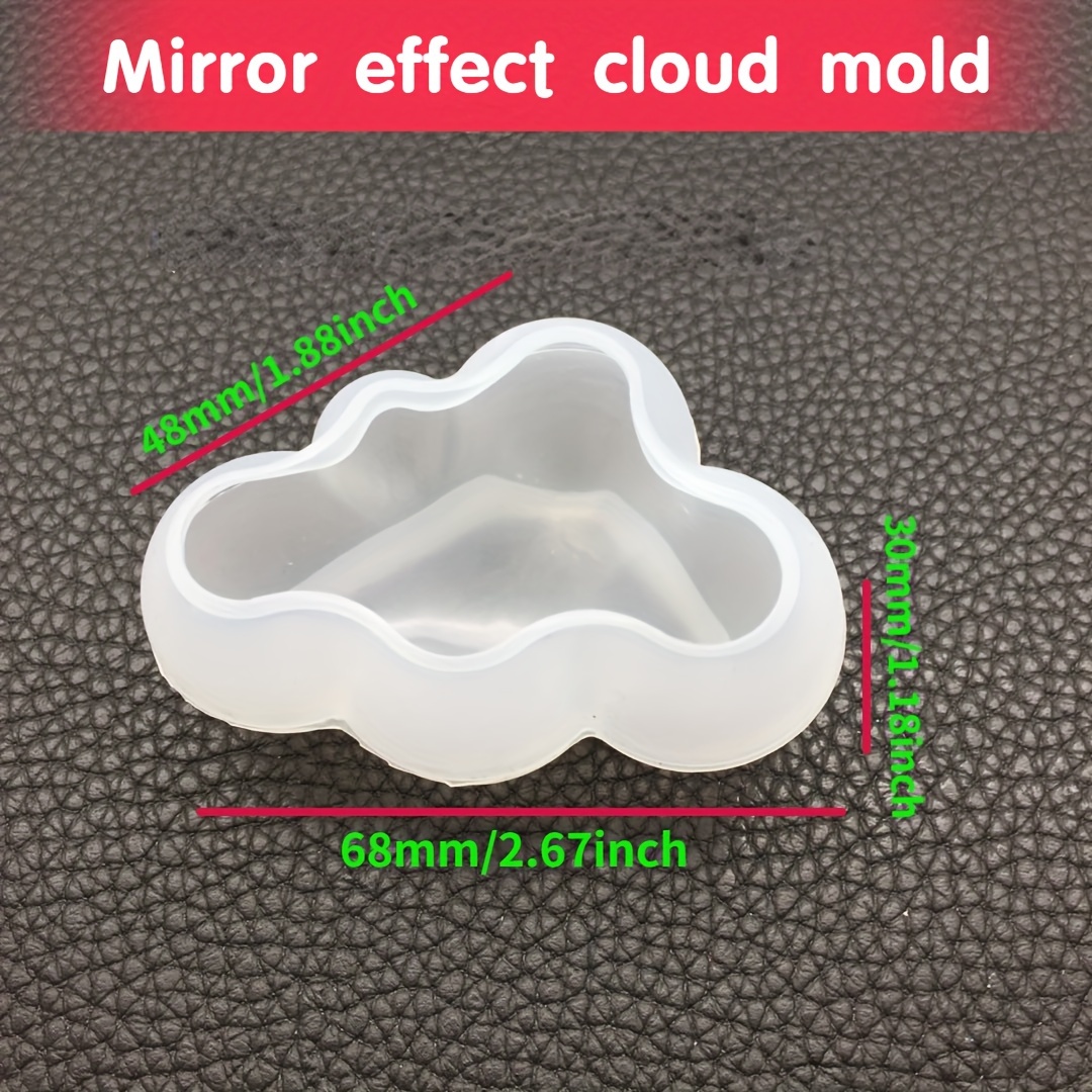 3d Cloud Shape Silicone Mold Diy Cloud Resin Cake Food Jelly - Temu