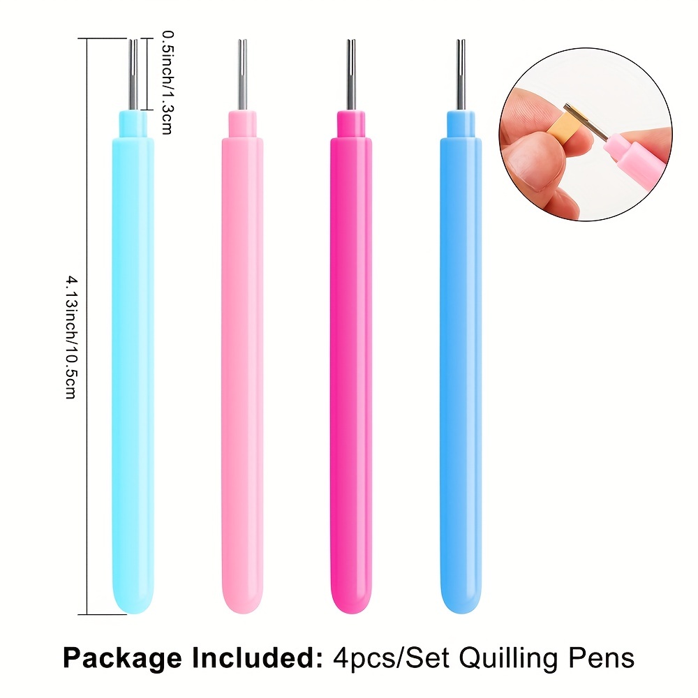 Paper Quilling Tools Rolling Curling Quilling Needle Pen For Diy  Scrapbooking 3d Flowers Making Hand Craft Tweezer Needle Pins Tools - Temu  Mexico