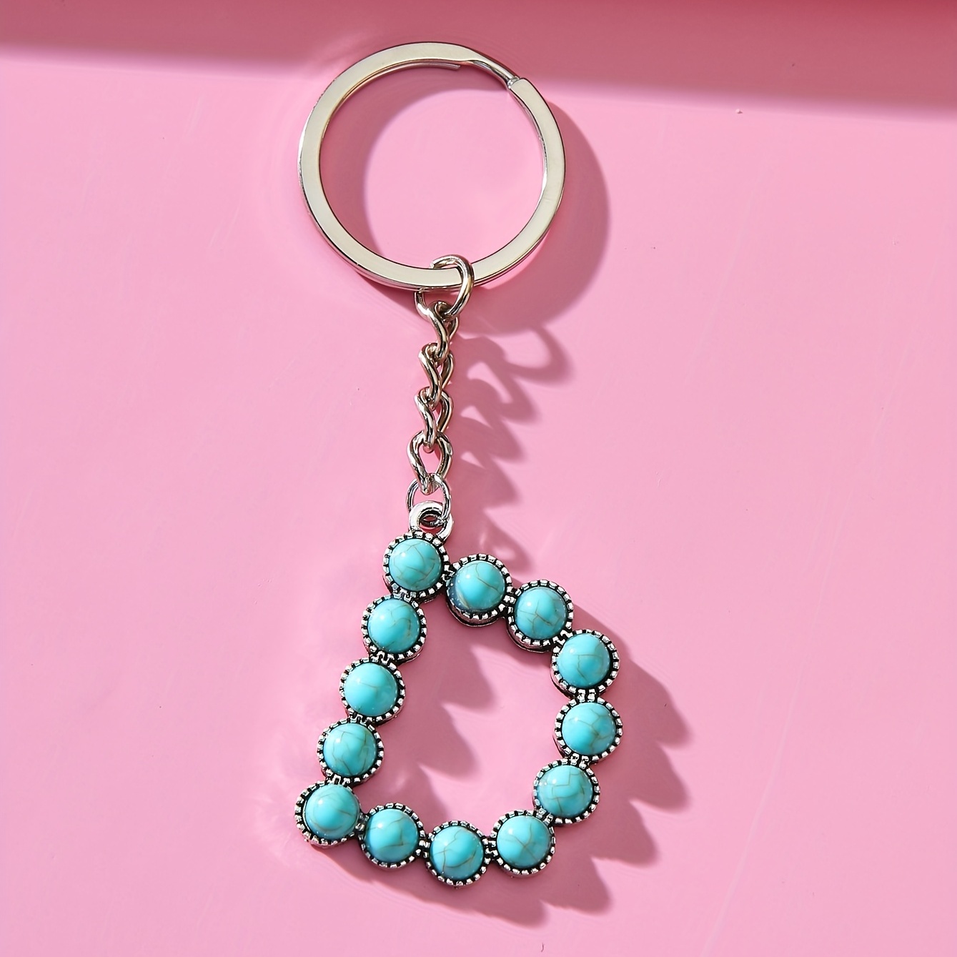 Cute Initial Keychain A-Z Letter Sparkly Glitter Key Chain Premium Bag  Charm Keychain Accessories for Women(M keychain, 5-colorful) at   Women's Clothing store