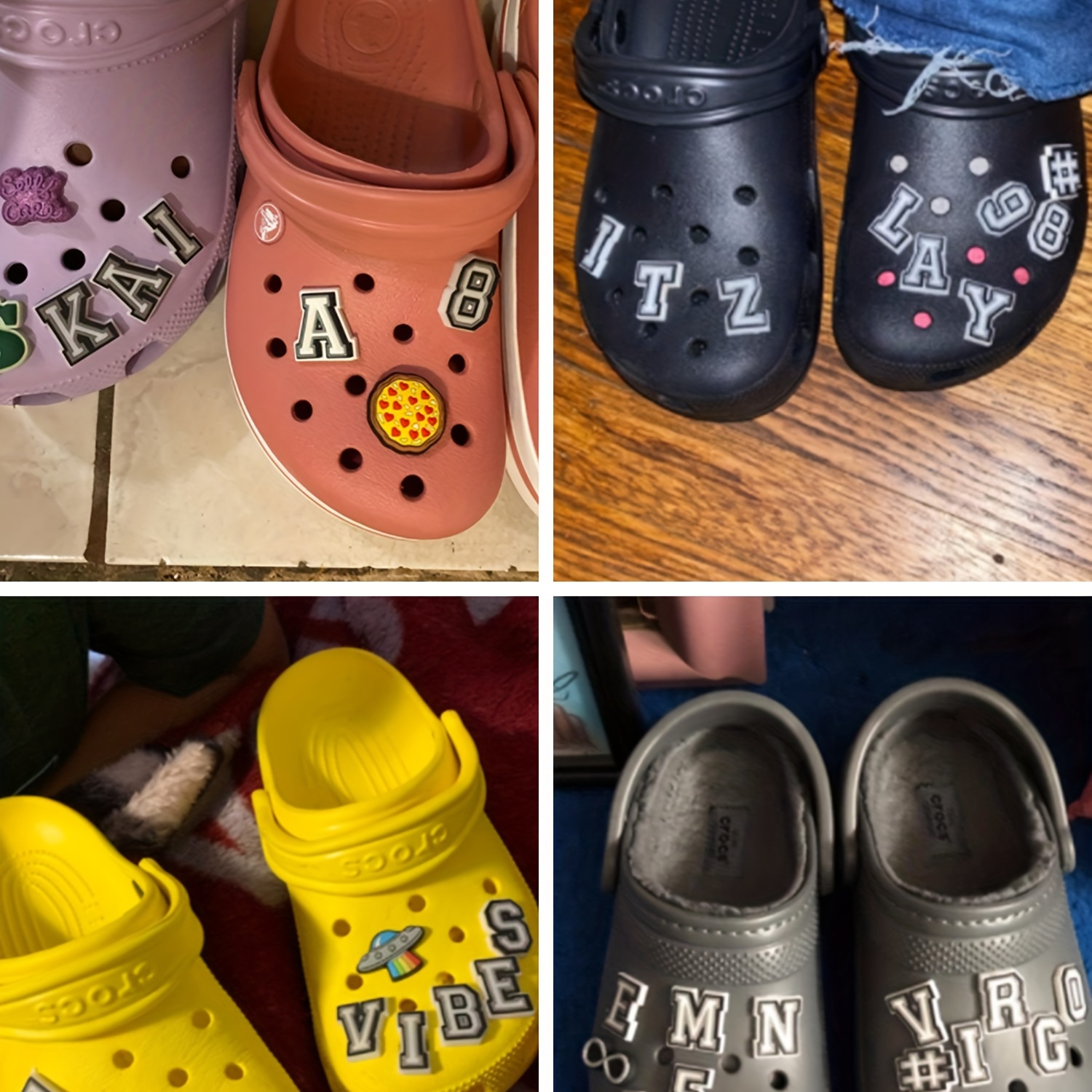 9/10/13 Police Croc Charms, Dad Shoe Decoration Charms, Music Croc