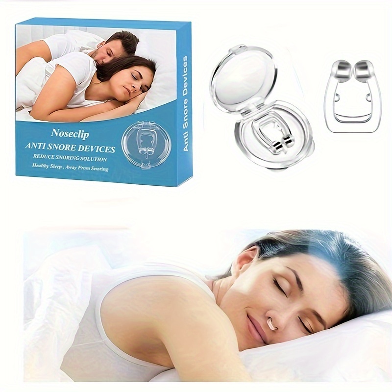 2 dispositivo anti-ronquidos Cubierta de silicona para la boca Solución anti  ronquidos para dormir mejor durante la noche
