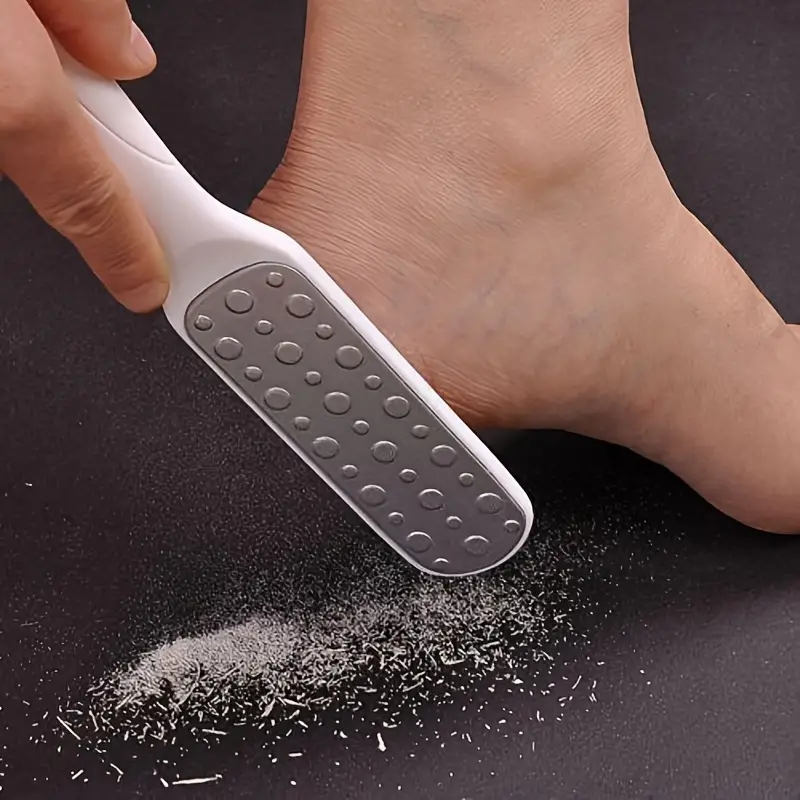 High-quality 304 Stainless Steel Foot File Double Sided Callus Remover For  Dead Skin Professional Pedicure Tools Callous Scraper Sander Heel Filer -  Temu