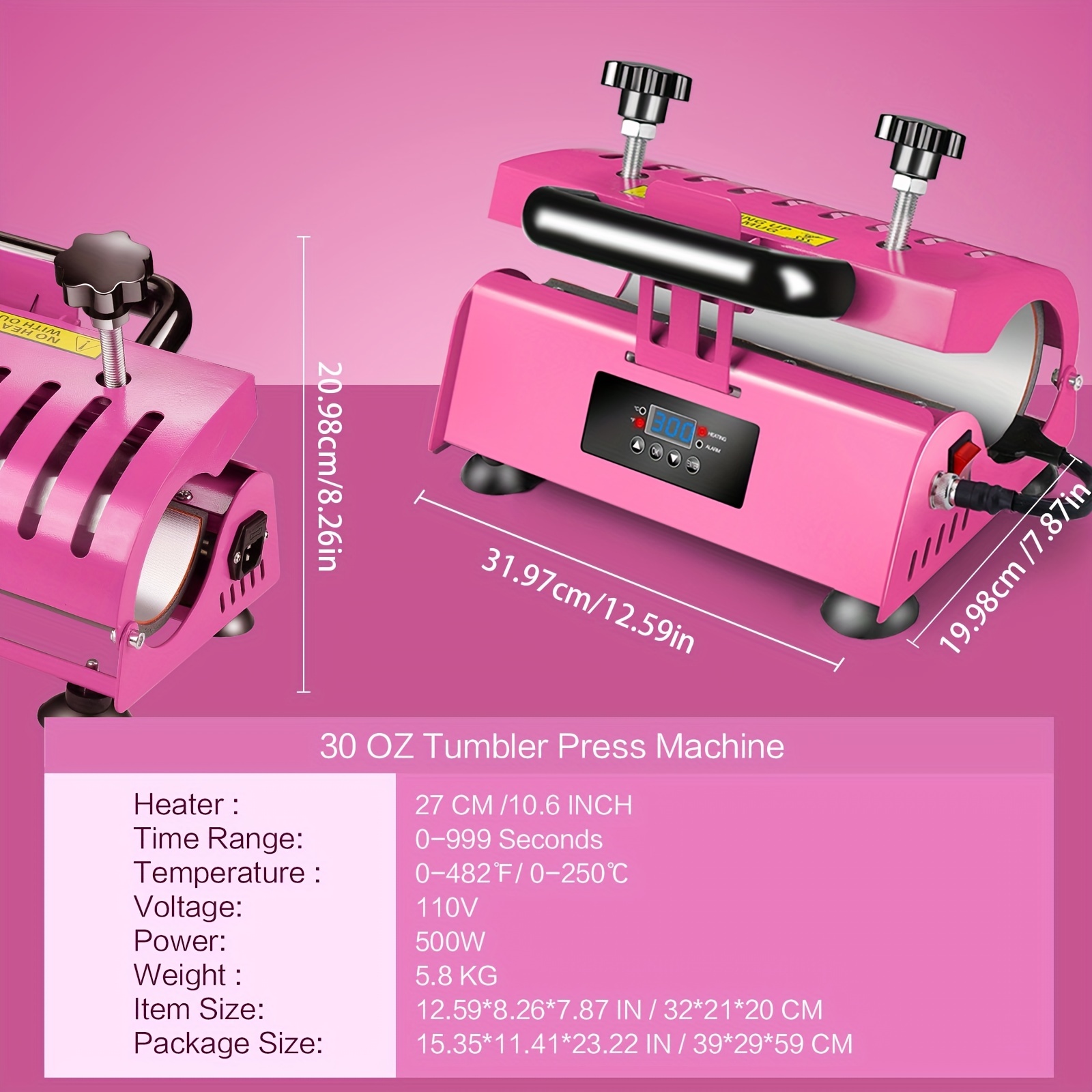 110 V Portable Tumbler Heat Press Machine Mug Machine - Temu