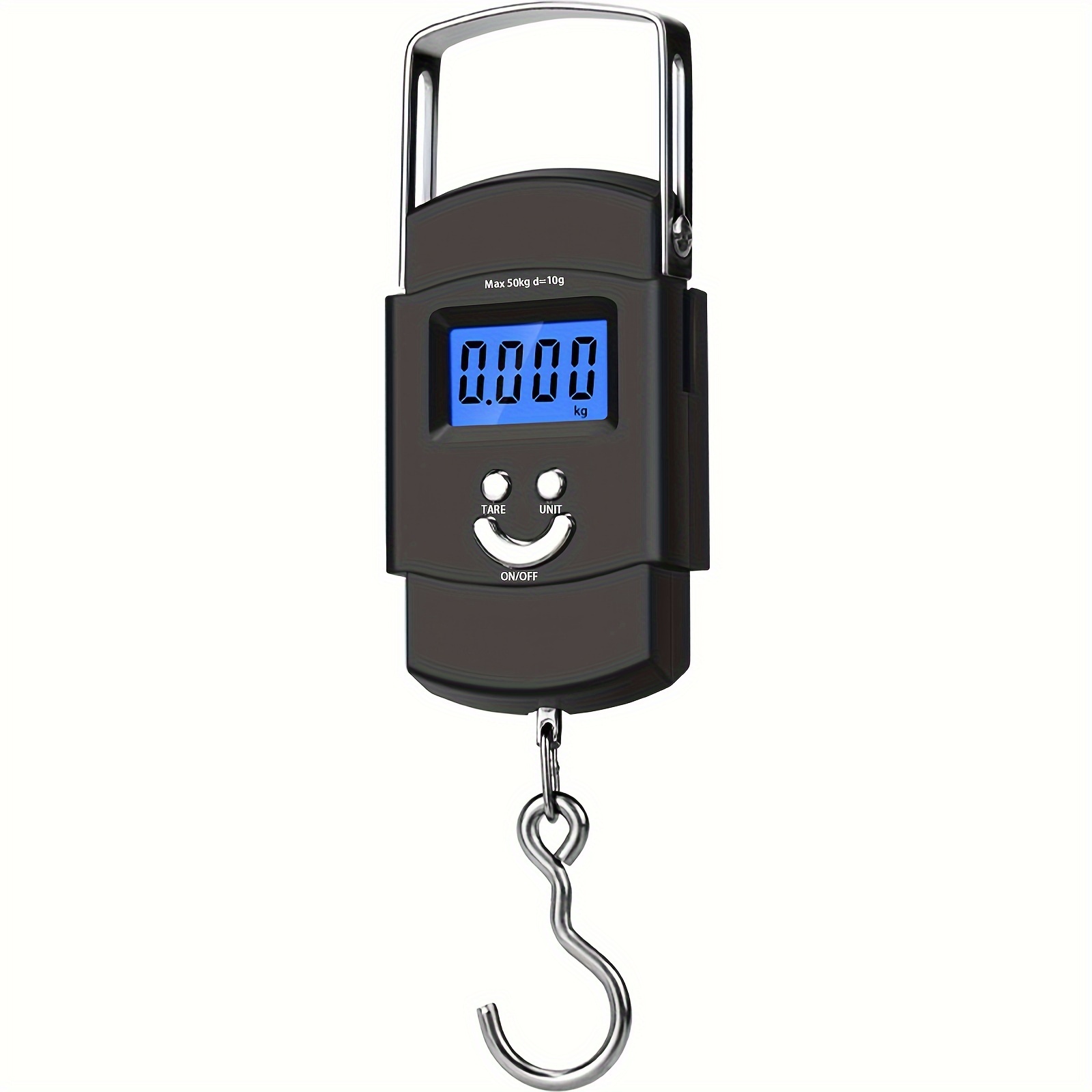 Digital Fish Hook Hanging Scale Backlit Lcd Screen Get Ready