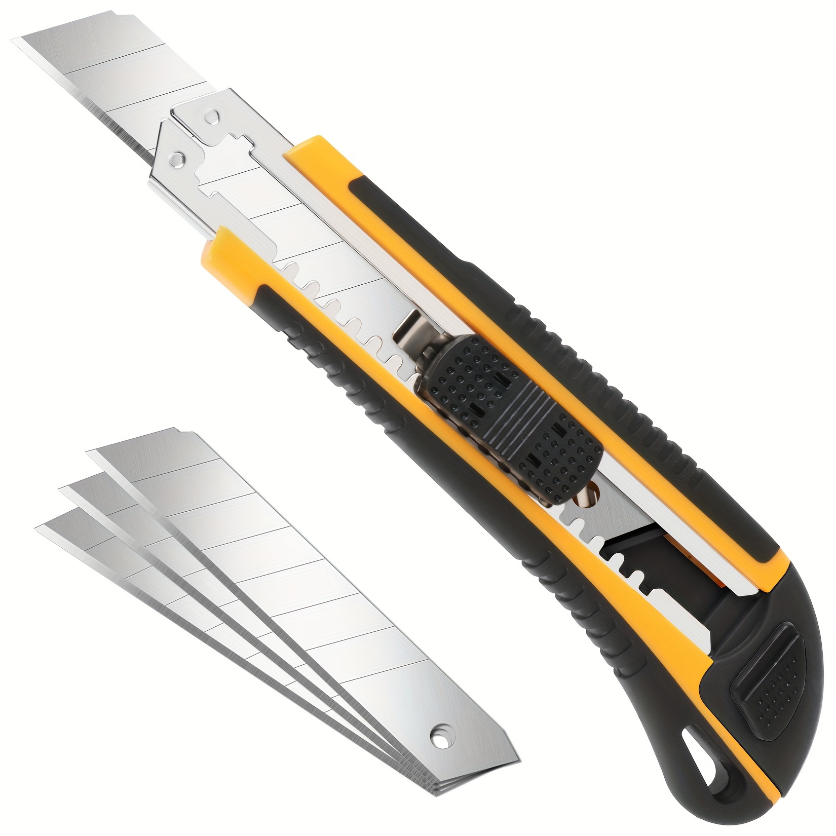 1pc Alloy Steel Utility Knife, Box Opener, Metal Blade Large Box Cutter,  Paper Cutter, Wallpaper Knife, Tool Knife