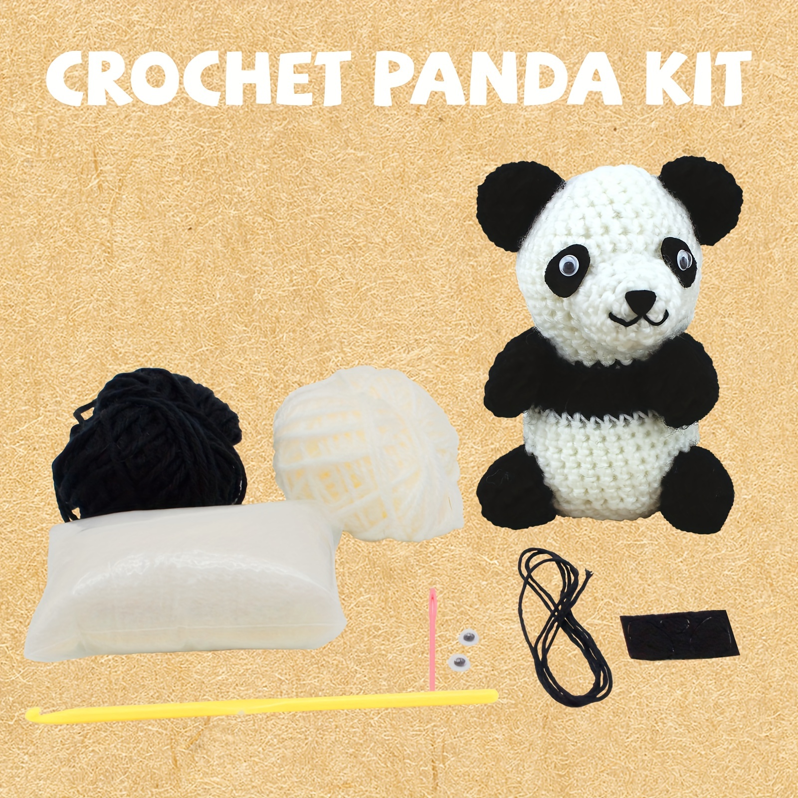 Panda Plush Craft Kit, Ages 4 Years and Up