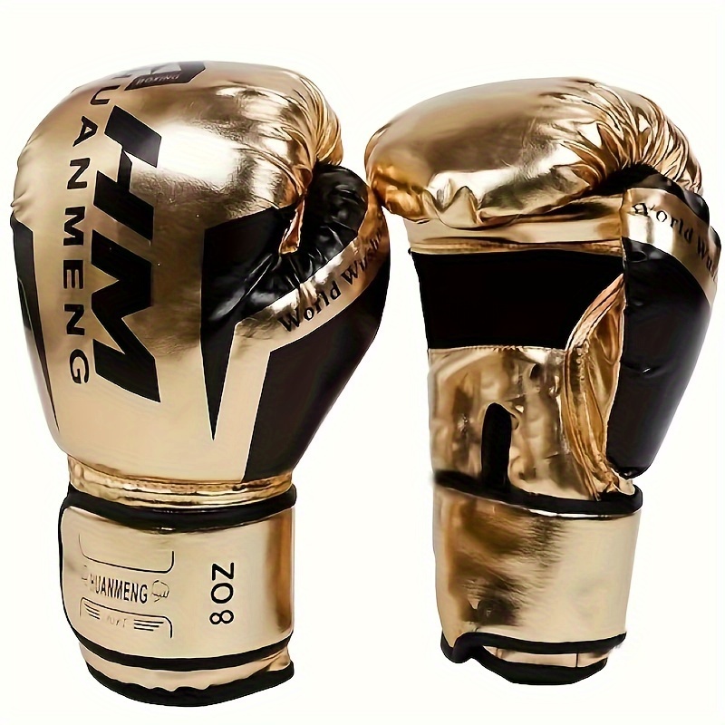 

1pair Professional Boxing Gloves - Ideal For Junior & Senior Boxers, Kickboxing, Mma, Muay Thai & Weight Training
