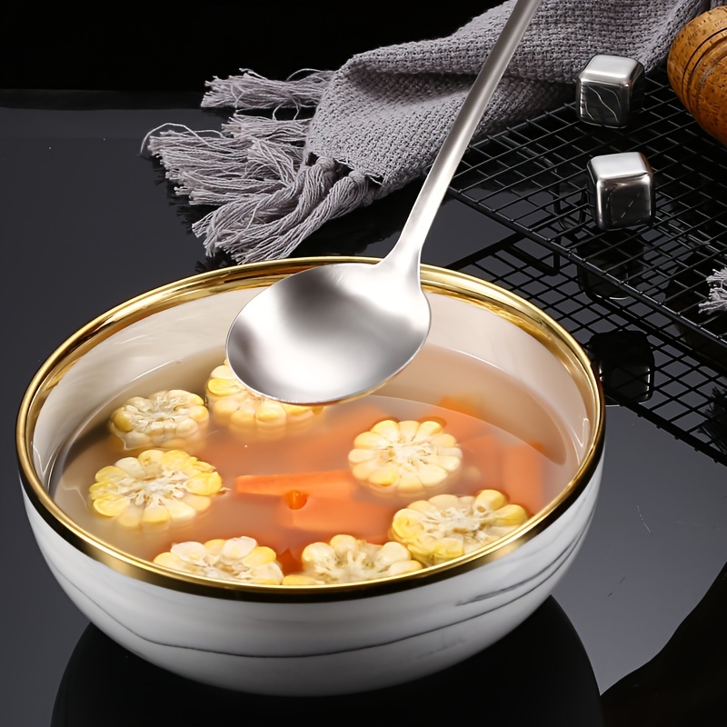 Large Filter Soup Spoon Long Handle Strainer Colander Stainless Steel  Deep-Fried Food Mesh Skimmer Shovel Scoop Kitchen Tools