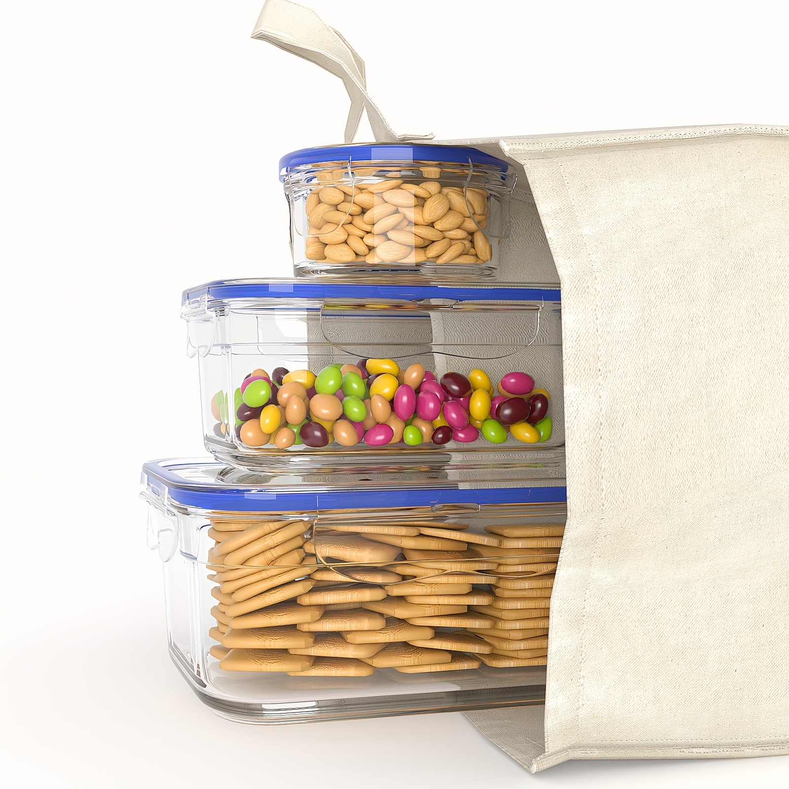 Multiple Combination Plastic Food Storage Containers - Temu