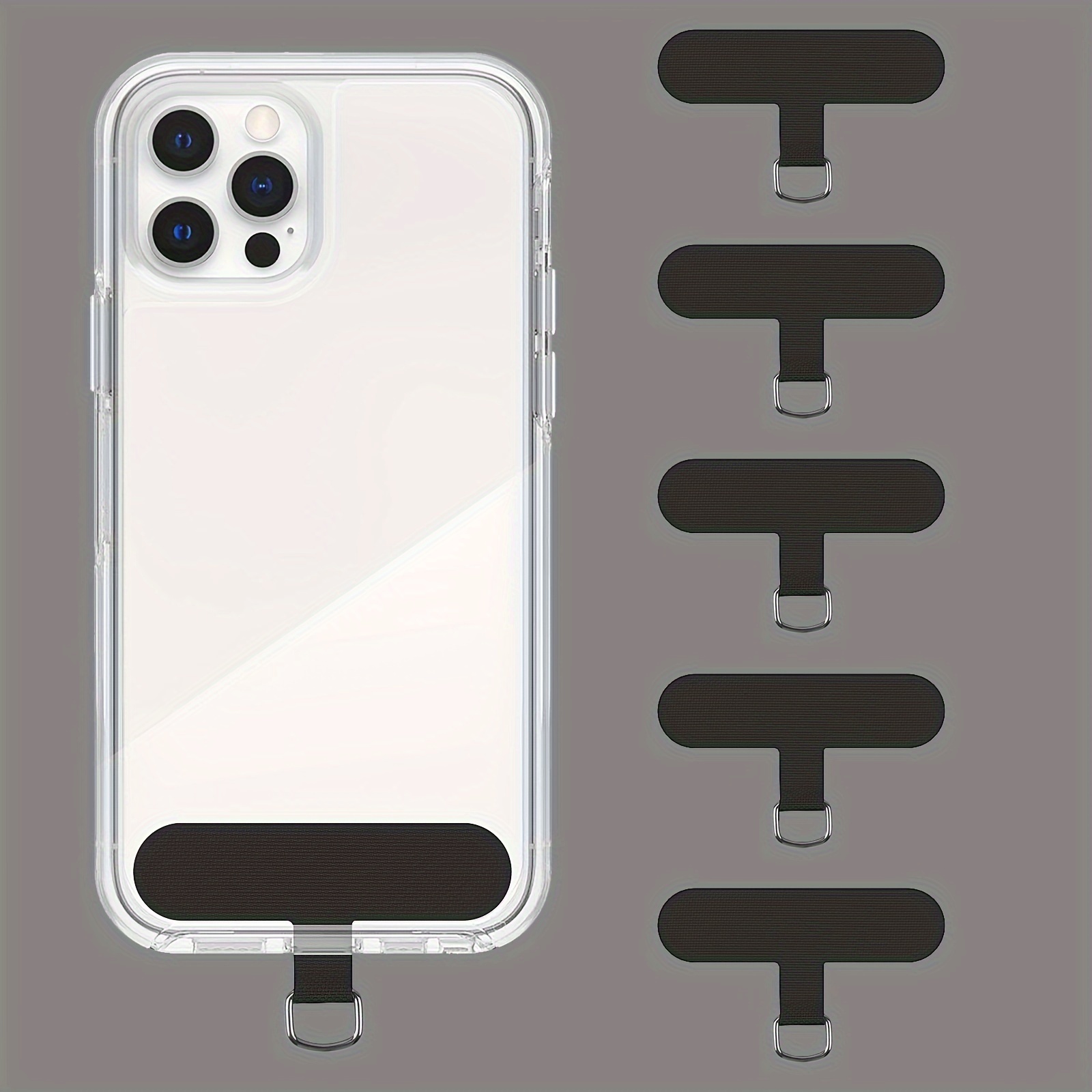 Universal Teléfono Móvil Lanyard Patch Nylon Teléfono Celular Colgante  Cuerda Tab Conexión Accesorio (Blanco)