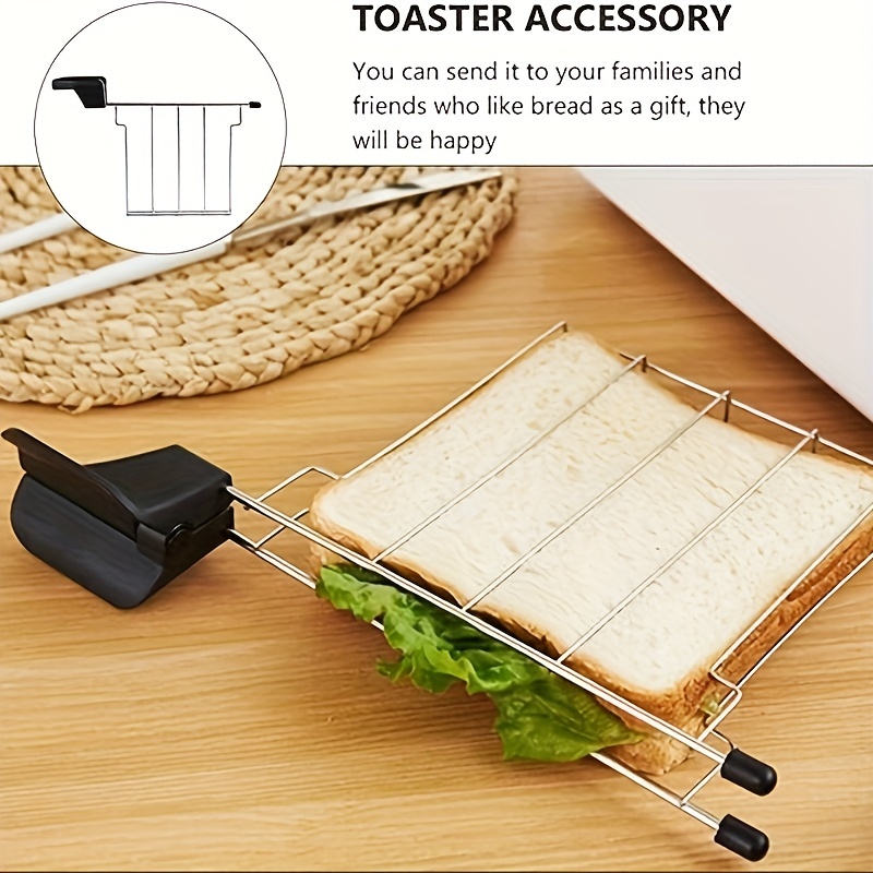 Foldable Bun Warmer For Toaster, Foldable Bread Warming Rack For  Toaster,toaster Bread Baking Rack,toaster Bread Heating Rack,toaster Bread  Grill,Toas