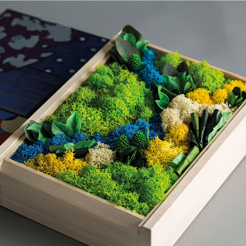 Simulated Green Wall Artificial Moss Decor Fake Mat Micro Landscape  Terrarium Lawn Faux Prop Mini Garden Bonsai - AliExpress