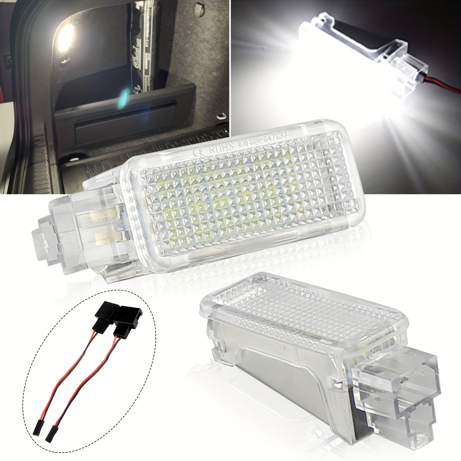 2 Stücke Für LED Auto Tür Willkommen Licht Für Sline A1 A3 A4 A5