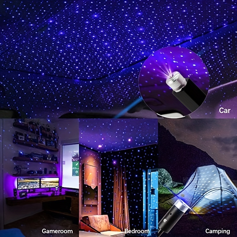 Cheap Mini LED Car Roof Star Night Light Projector Atmosphere Galaxy Lamp  USB Decorative Adjustable for Auto Roof Room Ceiling Decor