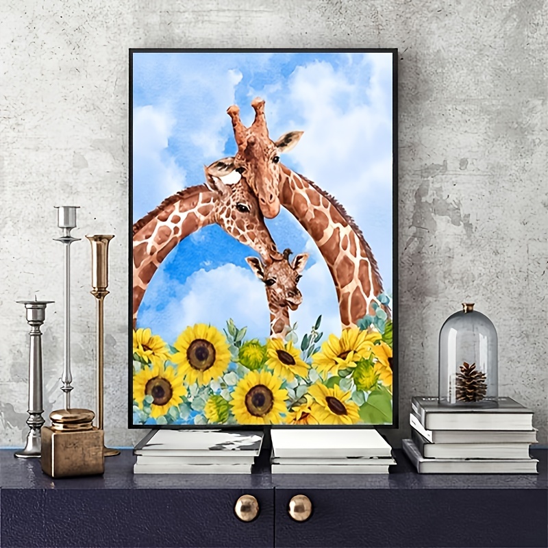 Giraffe Diamond Painting Kits, 5D Diamond Art Kits Full Drill Diamond  Painting Kits for Adults Kids Beginner