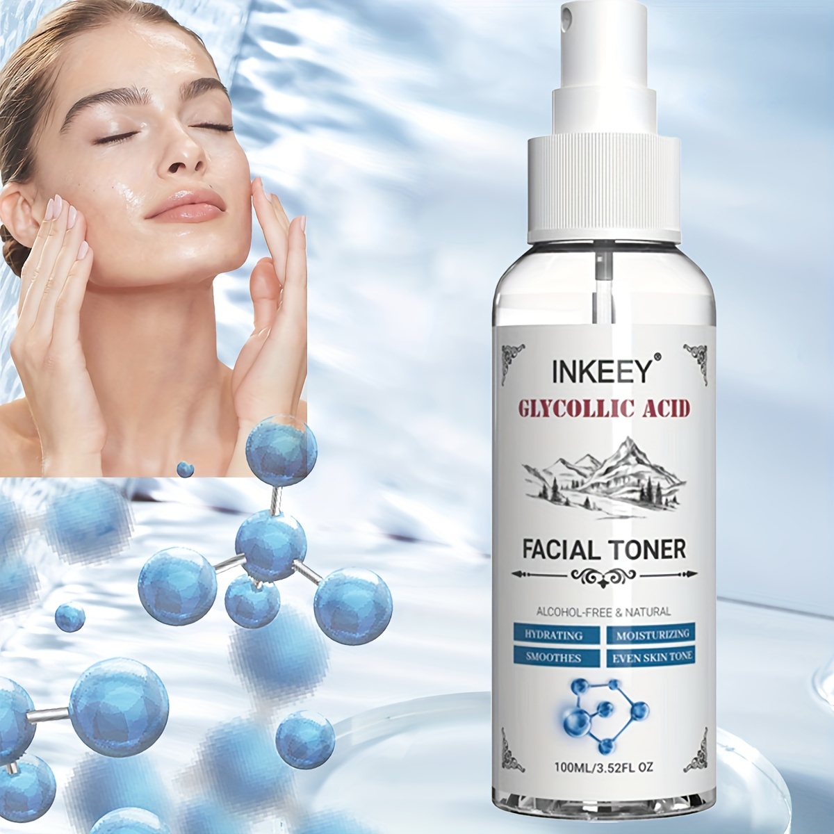Face Serum Rice Toner Anti Acne Deeply Moisturizing Brightening Shrink  Pores Nourishing Dryness Improve Fine Line Smooth Skin
