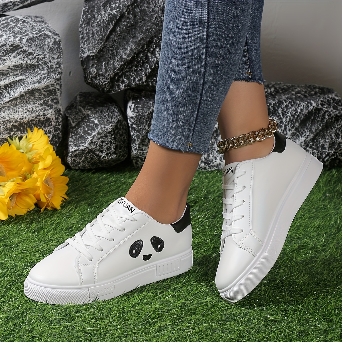 Cute white sneakers on sale 2019