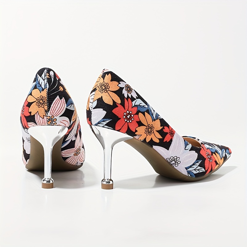 Escarpin on sale fleuri femme