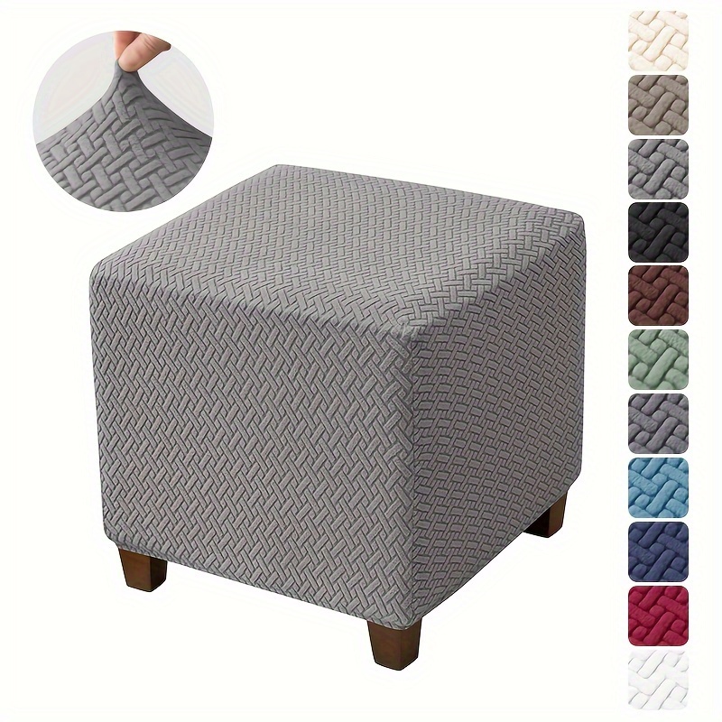 Footrest cover Sofa Cover Seat Footstools Foot Rest Stool Covers