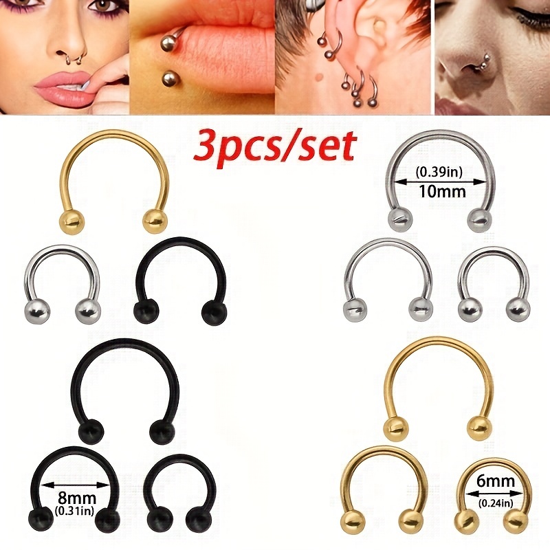 septum piercing jewelry types