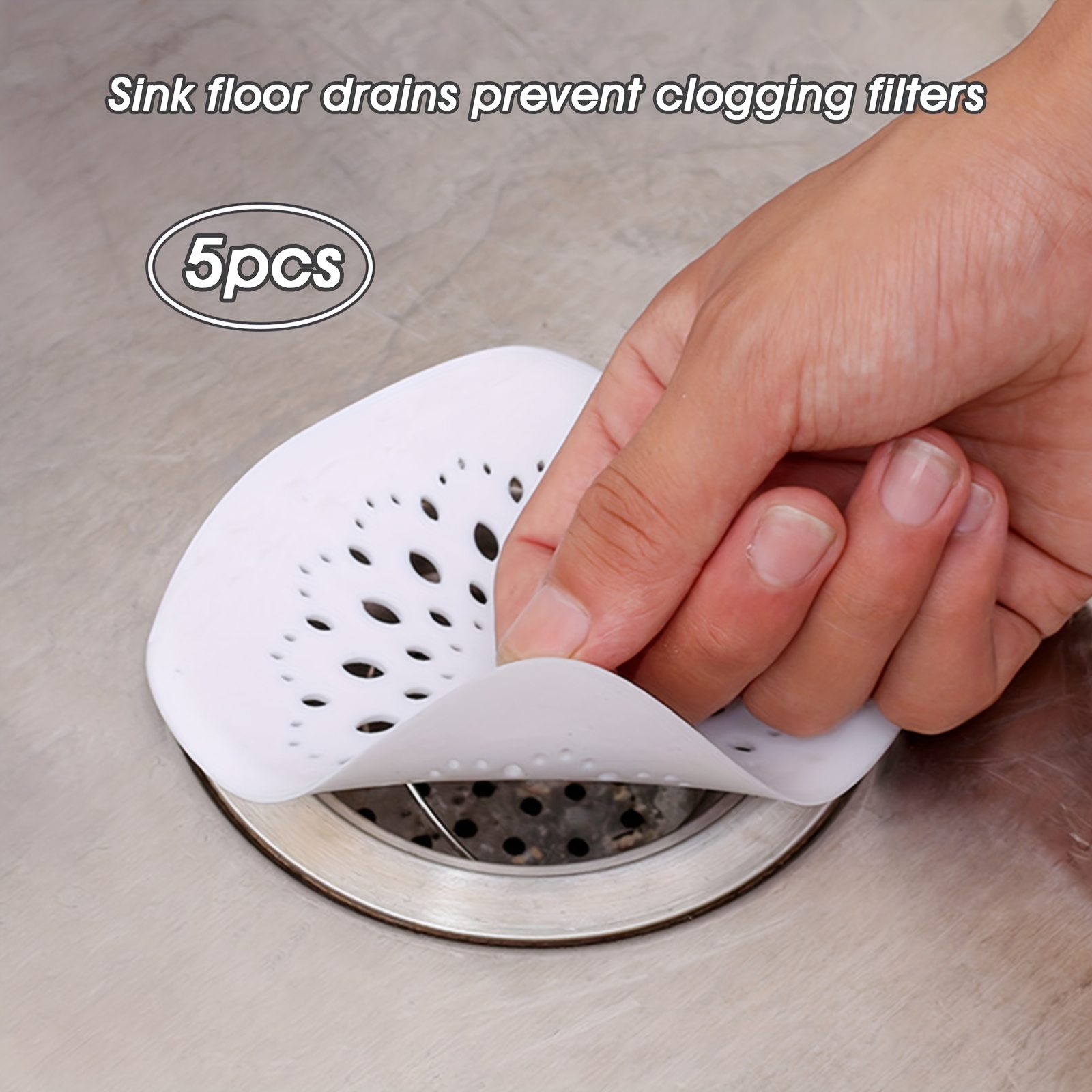 Household Sink Filter Hair Catcher, Floor Drain Anti-odor Hair