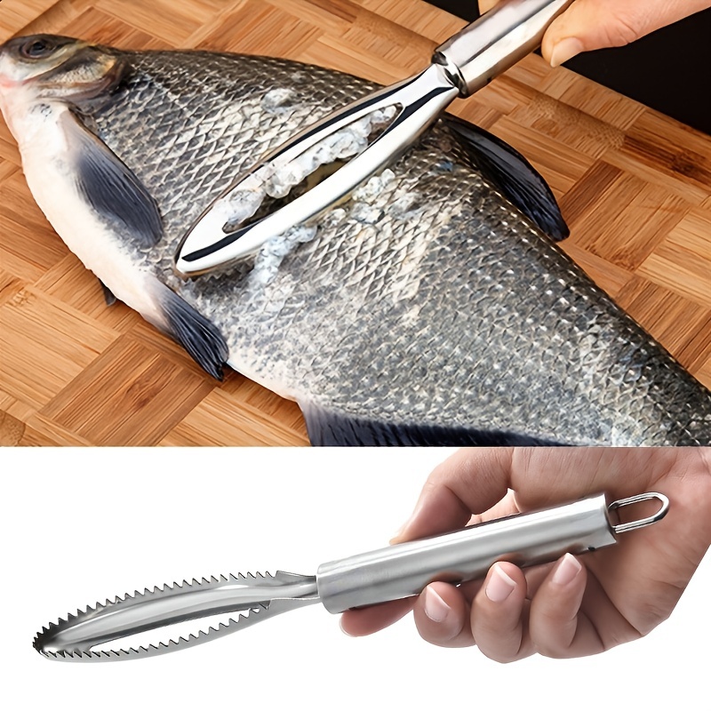 Fishing Scale Brush Fish Scale Scraper For Home Cooks Fishing Fishing Scale  Brush Fast Remove Cleaning Peeler Scale Scraping(2pcs, Green)