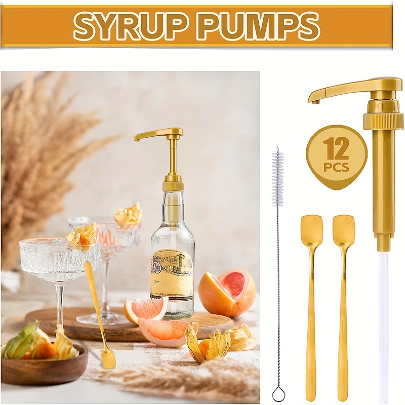 Coffee Syrup Pump Coffee Syrup Dispenser Pump Syrup Bottle - Temu