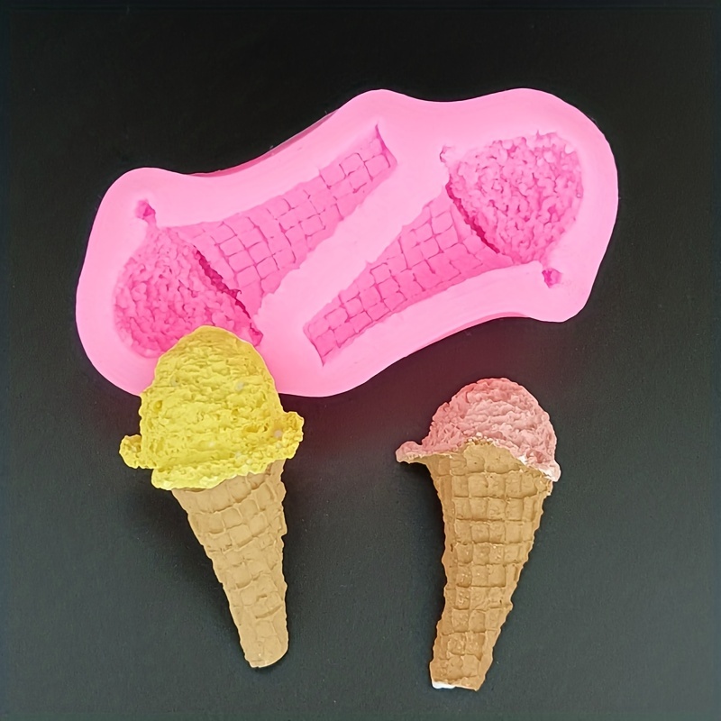 3d Silicone Mini Ice Cream Chocolate Mold Perfect For Candy - Temu