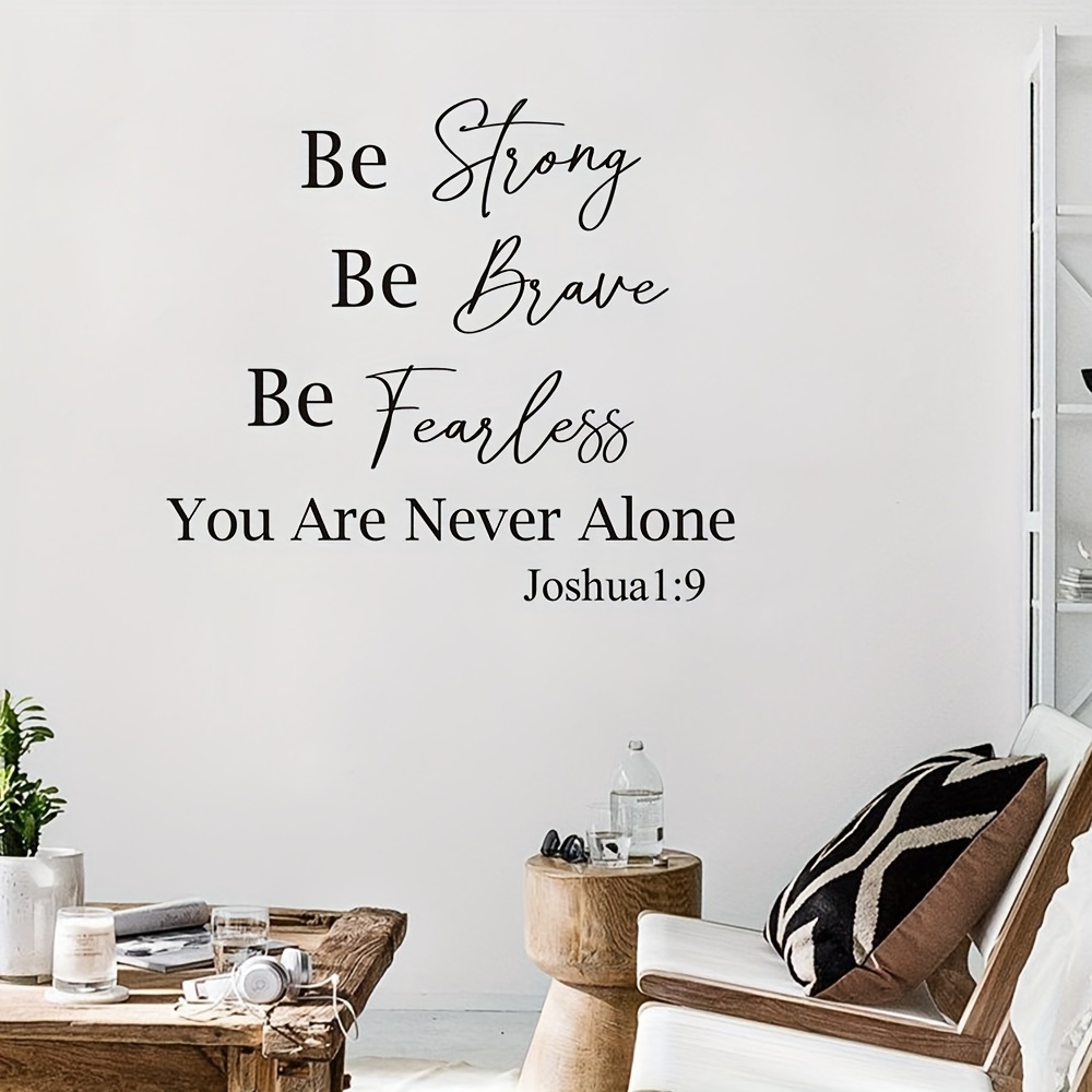 Be Fearless Quote Wall Art