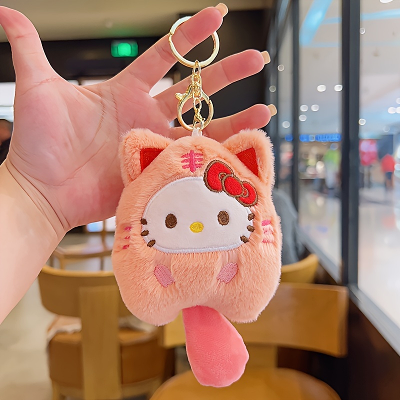 Kawaii Sanrio Plush Doll KeyChain Pendant - Mymelody, Kuromi, Cinnamoroll -  Cute Gift for Girls!