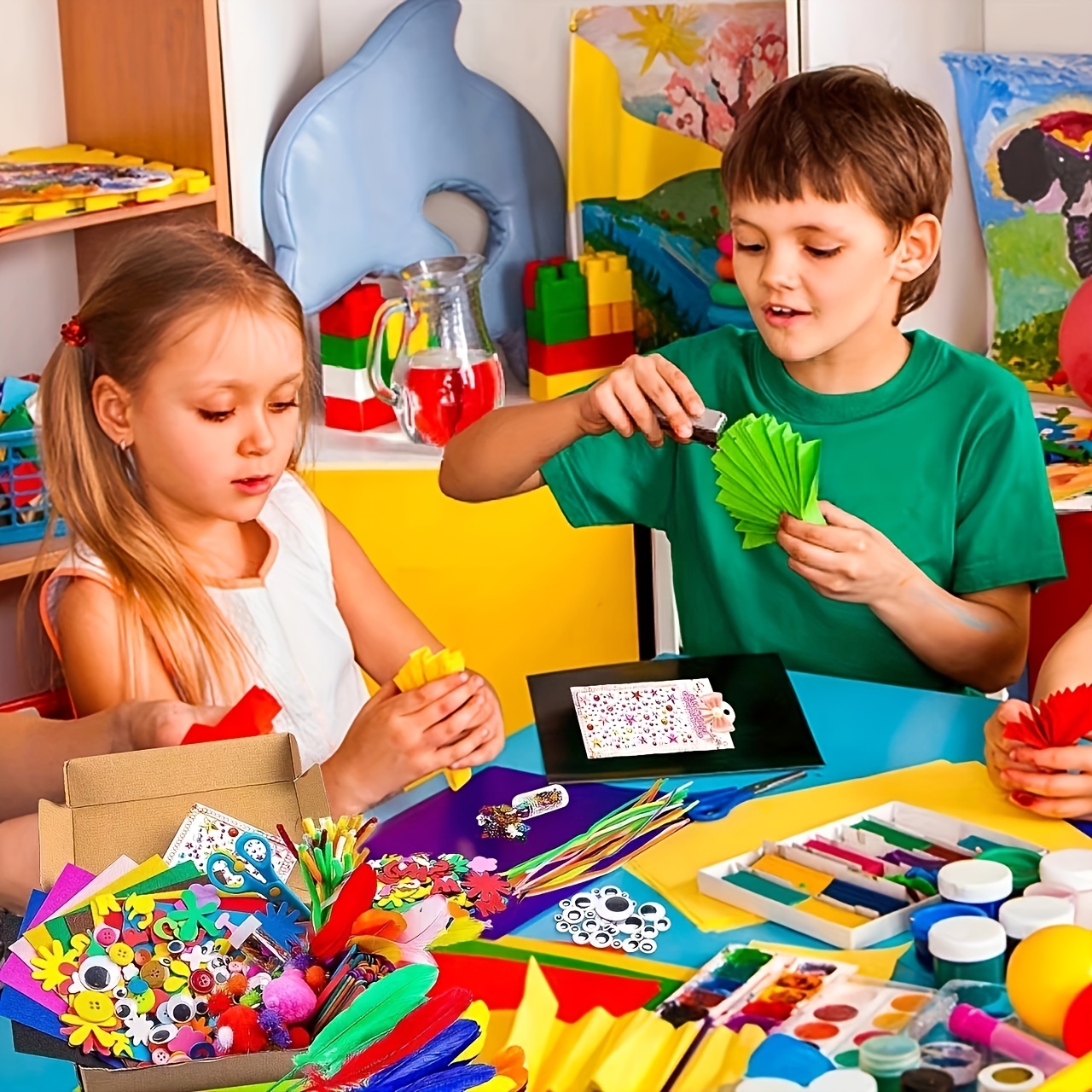 Crafting Supplies School Kindergarten Home Arts And Crafts - Temu
