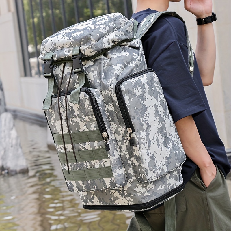 Mochila de caza para exteriores, mochila de caza para hombres con cubierta  de lluvia.