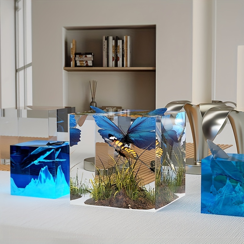 Spiegelglas Würfel Aufbewahrungsbox Form Epoxidharz - Temu Austria