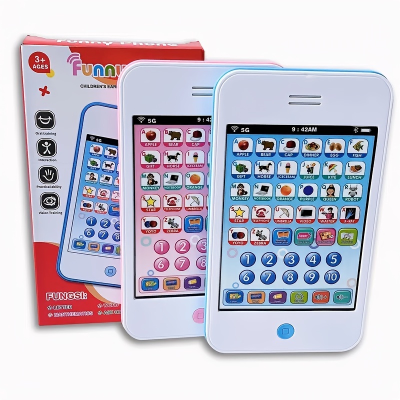 PTHTECHUS - Telephone Portable pour Enfant, Smartphone pour Enfant Jouets  ELECTRONIQUES EDUCATIFS : : Jeux et Jouets