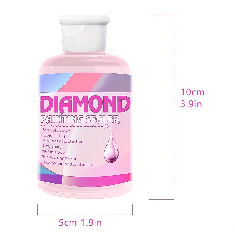 3/2/1PCS Diamond Painting Sealer 120 ML Diamond Painting Glue, 5D Diamond  Painting Sealer Glue for Glittering Pictures & Firm Hold of Your Diamond,  Shine Effect Sealer for Diamond Painting, Puzzle Glue