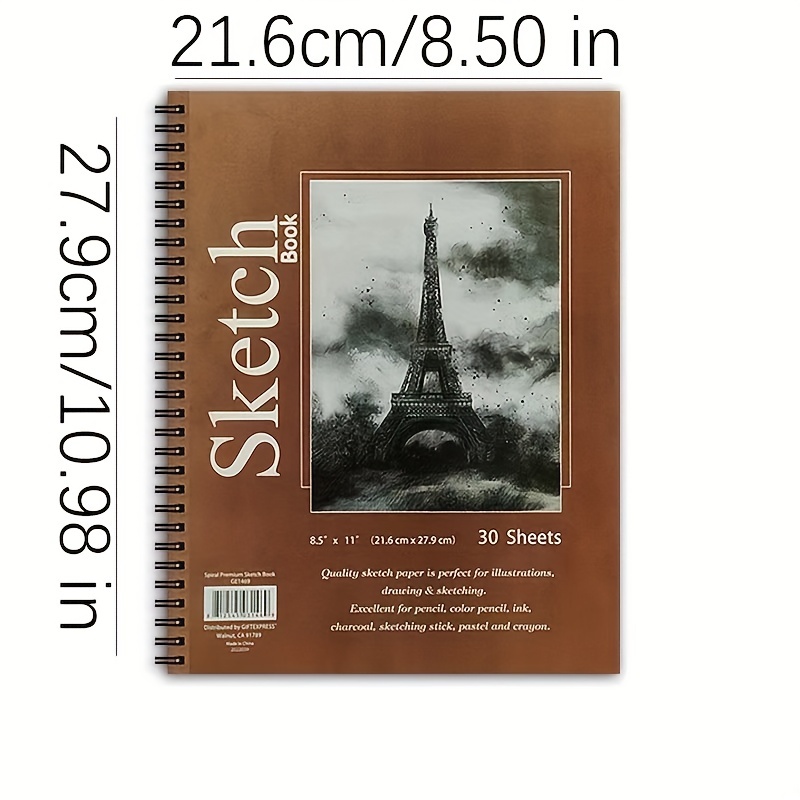 A6 Sketch Book: 160gsm Hardback Sketchbook For Kids - Temu