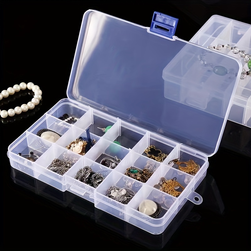 8 Compartment Clear Storage Box for Tattoo & Piercing Parts – Monster Steel
