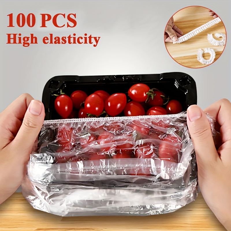 Disposable Plastic Wrap Cover For Household Refrigerator - Temu