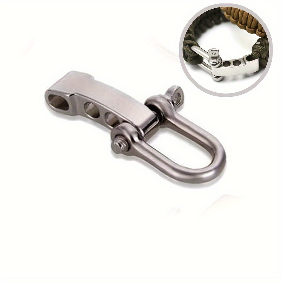 Adjustable D Shackles Buckle Shaped Alloy Shackles Paracord