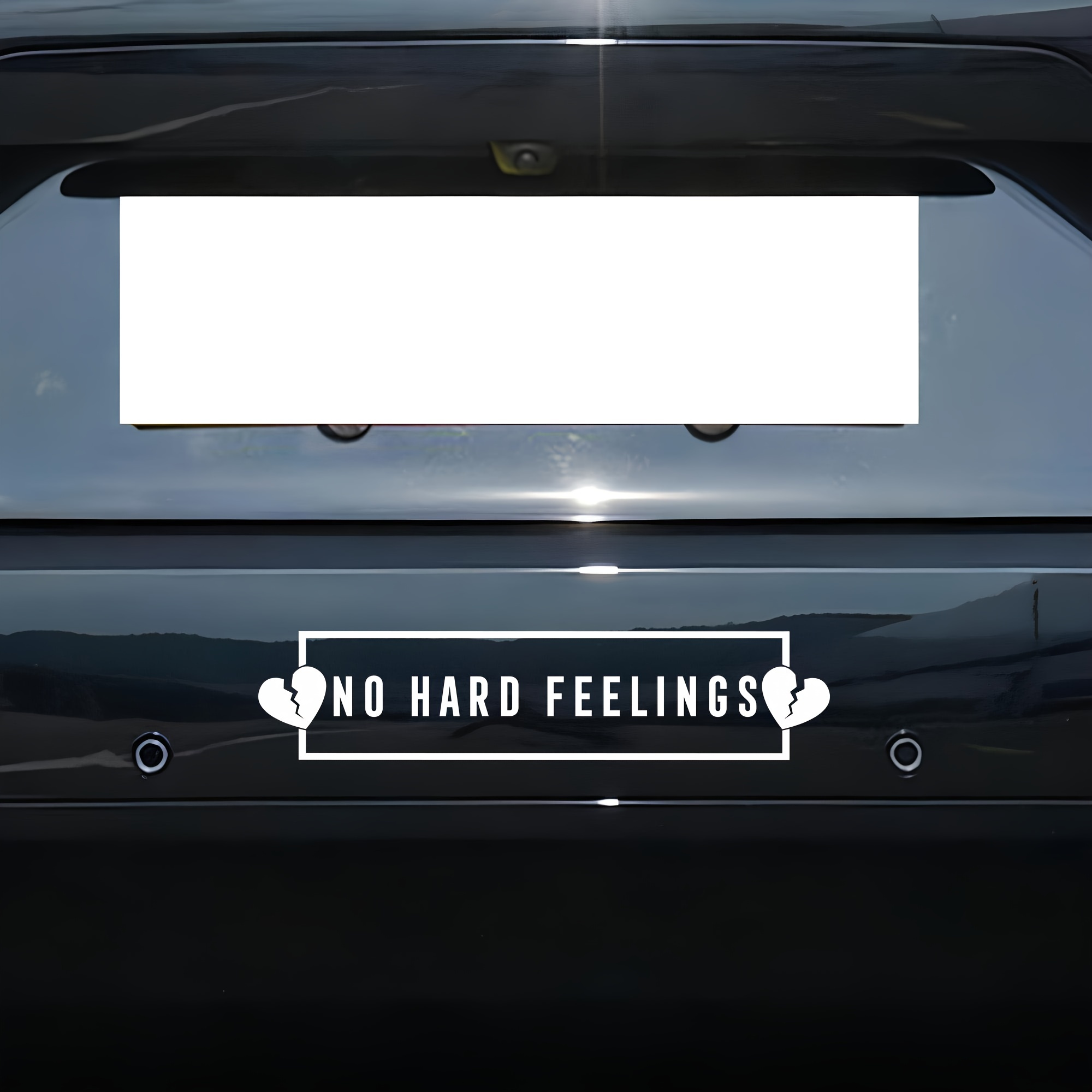 Jdm Car Stickers No Hard Feelings Letters Funny Stickers - Temu