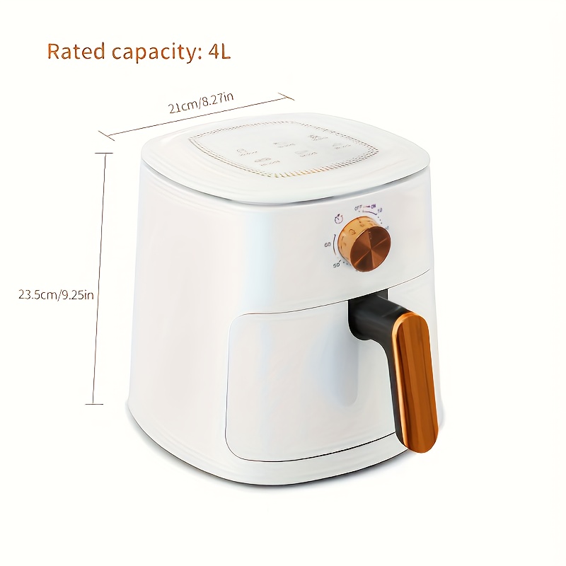 1pc 3L Freidora De Aire Freidora Eléctrica Sin Aceite - Temu