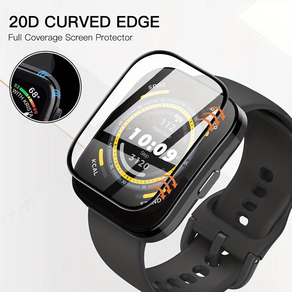 Soft Glass Watch Protector Huami Amazfit Bip 5 3 Pro Smart - Temu