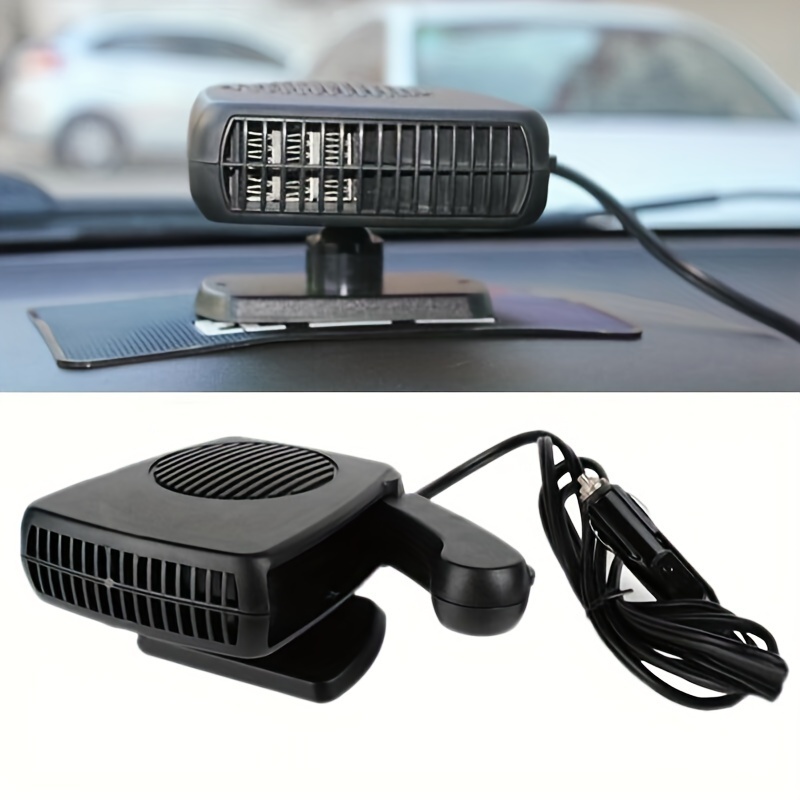  Car Heater, Automobile Interior Heaters, 2 in 1 Car Heater  Cooling Fan, 150W 12VDC Portable Defogger Plug and Play with 360° Rotary  Holder Suction Cup : Automotive
