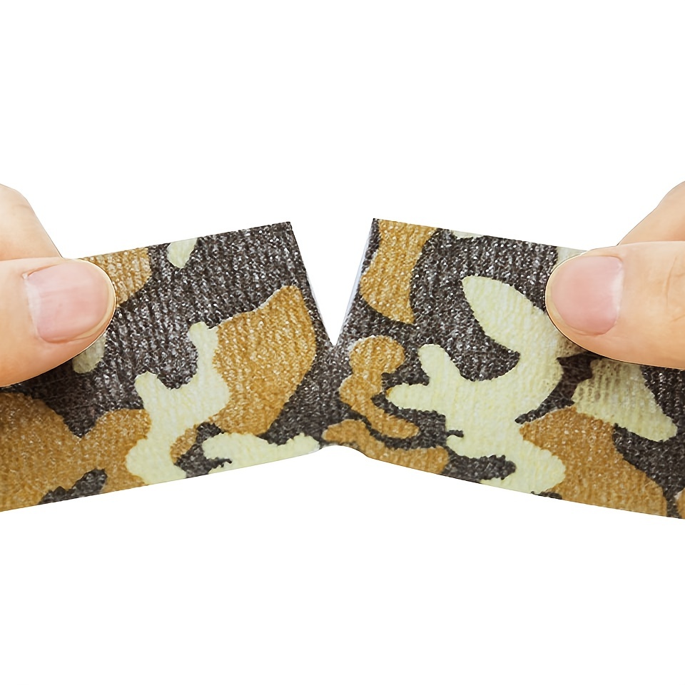 2pcs Camouflage Pet Bandages Self Adhesive Non Woven Elastic Finger Protection